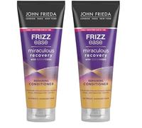 JOHN FRIEDA - Acondicionador Miraculous Recovery 250 ml, Acondicionador Reparador, Hidratante y Fortalecedero, para el Pelo Seco y Dañado, Antiencrespamiento y Efecto Nutritivo (Paquete de 2)
