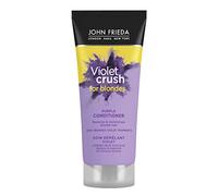 JOHN FRIEDA - Acondicionador Violet Crush 75 ml, Acondicionador Intenso, Elimina los Reflejos Anaranjados, Matizador Cabello Teñido o Natural, para Cabellos Rubios, Tonificación Uniforme del Cabello