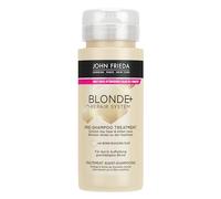 John Frieda Blonde + Repair System Pre-Shampoo Treatment - Contenido: 100 ml - Con Bond Building Plex - Para rubio dañado por aclarado - Protege el cabello