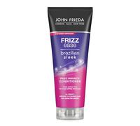 JOHN FRIEDA - Brazilian Sleek 250 ml, Acondicionador a Base de Queratina con Alisado Suave y Brillante Estilo Brasileño, Antiencrespamiento, para el Cuidado Capilar