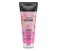 John Frieda Brilliant Shine - Champú de color brillante, contenido: 250 ml, sin sulfatos SLS ni SLS, sin silicona, refuerza el brillo