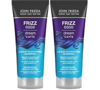 JOHN FRIEDA - Champú Frizz Ease Dream Curls 75 ml, Champú de Rizos Definidos, Define e Intensifica, con Aceite de Rosa Mosqueta, Humectante para Facilitar Peinado, Protección Térmica (Paquete de 2)