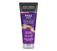 JOHN FRIEDA - Champú Miraculous Recovery 250 ml, Champú Reparador, Hidratante y Fortalecedor Para Pelo Dañado y Seco, Fórmula Enriquecida, Antiencrespamiento, Limpia y Repara