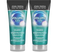 JOHN FRIEDA - Champú Volume Lift 75 ml, para Cabello Fino y Encrespado, Aumenta el Volumen por 7 Días, Antiencrespamiento, Hidrata y Desenreda, sin Peso Añadido, con Tecnología Air-Silk (Paquete de 2)