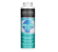John Frieda Champú Volume Lift - Tamaño beneficioso: 500 ml - Para volumen y plenitud - Tipo de cabello: fino, fino, plano - Tamaño del gabinete