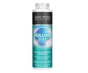 John Frieda Champú Volume Lift - Tamaño beneficioso: 500 ml - Para volumen y plenitud - Tipo de cabello: fino, fino, plano - Tamaño del gabinete
