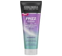 JOHN FRIEDA - Champú Weightless Wonder 250 ml, Antiencrespamiento, para Pelo Fino y Encrespado, Peso Pluma, Limpia en Profundidad, Cabello Suave y Ligero, con Agua de Aloe Vera