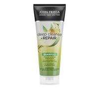 John Frieda Deep Cleanse & Repair Champú - Contenido: 250 ml - Cuidado y regeneración inmediata - Con aguacate nutritivo
