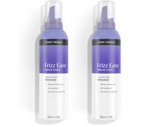 John Frieda Frizz Ease Dream Curls Espuma Definidora de Rizos | Define y Fija sin Rigidez | Con Aceite de Rosa Mosqueta | Rizos Flexibles y con Movimiento | Cabello Ondulado y Rizado | 200 ml