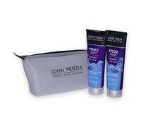 John Frieda Frizz Ease Dream Curls Pack Champú + Acondicionador | Define e Hidrata Rizos y Ondas | Control del Encrespamiento | Incluye Neceser | 2 x 250 ml