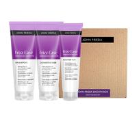 JOHN FRIEDA Frizz Ease Smooth Box (champú 250 ml + acondicionador 250 ml + tratamiento 150 ml)