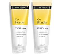 John Frieda Go Blonder Acondicionador Aclarante Progresivo | Hidrata y Potencia la Luminosidad del Rubio | Aclara hasta 2 Tonos con Uso Continuado | Con Botanical Citrus Complex | 250 ml