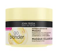 John Frieda Go Blonder Mascarilla - Contenido: 250 ml - Reparación intensiva tratamiento capilar - Tipo de cabello: rubio - Protege contra daños en el cabello