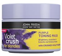 John Frieda Mascarilla tonificante Violet Crush Purple para cabello rubio 250 ml, violeta