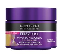 JOHN FRIEDA - Miraculous Recovery 250 ml, Mascarilla Hidratante Y Reparadora Para El Pelo Seco, Encrespado, Dañado Y Quebradizo, Tecnología Antienvejecimiento, Tratamiento de Hidratación