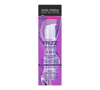 John Frieda Serum extra fuerte 4 en 1. Contenido: 50 ml. Tipo de cabello: grueso, rebelde. De la serie Frizz Ease. Controla el encrespamiento. Protege contra el calor y la humedad