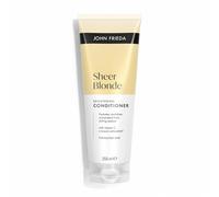 John Frieda Sheer Blonde Acondicionador Iluminador | Hidrata y Revitaliza el Rubio | Potencia la Luminosidad y Reduce la Rotura | Con Vitamina C | Rubio Natural o Teñido | Sin Siliconas | 250 ml
