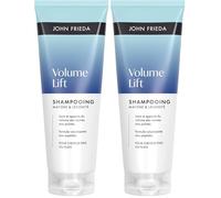 John Frieda Volume Lift Champú Volumen y Cuerpo | Aporta hasta un 45% Más de Volumen desde la Raíz | Cabello Fino y Apelmazado | Fórmula Vegana sin Siliconas | Travel Size 75 ml (Paquete de 2)