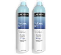 John Frieda Volume Lift Laca de Fijación Fuerte | Aporta Volumen Inmediato y Cuerpo desde la Raíz | Textura Ligera sin Residuos | Cabello Fino y sin Volumen | Fijación Duradera | 250 ml (Paquete de 2)