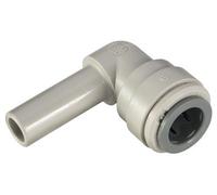 JOHN GUEST - 3/8" OD x 3/8" OD tubo de acero ELBOW - codos de tallo (accesorios de empuje, imperial)