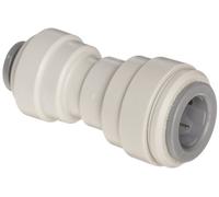 John Guest Acetal copolymer Push-to-Connect Tubo de, reducir tubo de unión, recto OD (10 unidades)