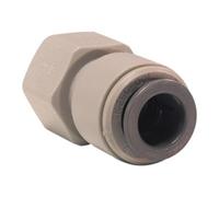 John Guest - Adaptador de empuje para conectar, 5/16 pulgadas Pushfit × 1/4 pulgadas FFL hembra, conector de sistema de bebidas