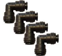 John Guest Conector de montaje de agua para tubería de 12 mm, 4 unidades