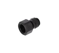 John Guest Conector recto métrico hembra 3/8" - 8 mm Tubo para instalaciones de filtración de agua y ósmosis inversa (1 unidad)