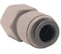 John Guest hembra adaptador 1/4 Inch Tubo OD x 1/4 rosca npnf (One se envía)