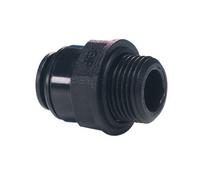 John Guest Magician Conector de PM, métrico (Diámetro 8 mm, rosca 3/8 pm010813e