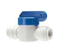 John Guest ppsv041212 W apagado valve-polypro Tubo Recto - 3/8 x 3/8 tubo