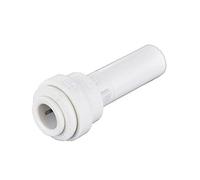 John Guest Speedfit PP061208W 3/8OD - Reductor 1/4OD, paquete de 10