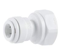 John Guest Speedfit PP451222WP 0.95 cm OD x 0.63 cm NPTF de empuje a conexión, blanco, pulgadas
