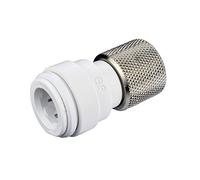 John Guest Speedfit PSEI6012U9P x 3/8" Compresión Push -to-Connect, Blanco