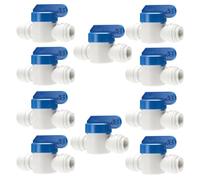 John Guest - Válvula de apagado recto, tubo de 1/4" x 1/4"