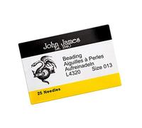 John James - Agujas para abalorios (49 mm, tamaño 13)
