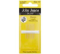 John James jjn11012 12 Piezas Aguja Sharps, tamaño 12