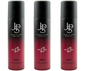 John Jugador Desodorante Spray Be Red 48H Antitranspirante 3 X 150ml Jps