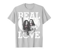 John Lennon - Amor Real Camiseta, Hombre, Plata, 3XL