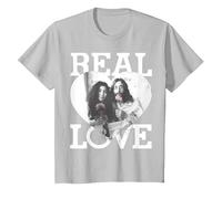 John Lennon - Amor Real Camiseta, Niños, Plata, 6 años
