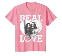 John Lennon - Amor Real Camiseta, Niños, Rosado, 3 años