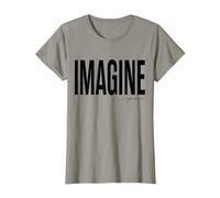 John Lennon - Imagínate Camiseta, Mujer, Pizarra, M