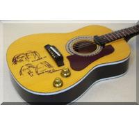 JOHN LENNON Miniatura Guitarra ACOUSTIC PEACE BEATLES