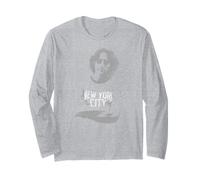 John Lennon Official NYC tee Beatles 60s Rock Band Unisex Manga Larga