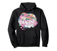 John Lennon Rainbows Love and Peace Sudadera con Capucha