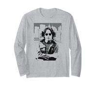 John Lennon Vintage Old School 70s Rock Legend Manga Larga