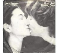 John Lennon / Yoko Ono - John Lennon / Yoko Ono: Just Like Starting Over / Kiss Kiss Kiss - Geffen - 7" - BEL
