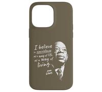 John Lewis sobre la no violencia Carcasa para iPhone 14 Pro Max