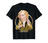 John Locke, Pensador inglés de la Ilustración y Mente Liberal Camiseta