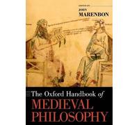 John Marenbon The Oxford Handbook of Medieval Philosophy (Tapa blanda)